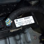 Original BMW amplifier mounted in trunk